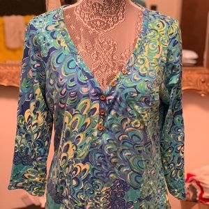 Lily Pulitzer size Large used blouse